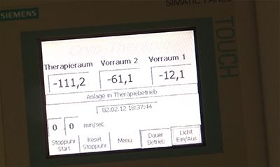 Kältekammer - Temperatur Kältekammer - Temperatur