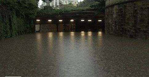 Überflutungen nach Unwetter Überflutungen nach Unwetter