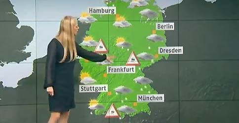 Annek moderiert das Wetter bei N24 Annek moderiert das Wetter bei N24