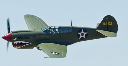 Kittyhawk P-40 (Bild: Lukich / Shutterstock.com) Kittyhawk P-40 (Bild: Lukich / Shutterstock.com)